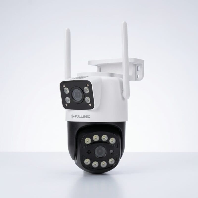 Câmera IP Wi-Fi Dupla Lente PTZ com Auto Tracking Fullsec